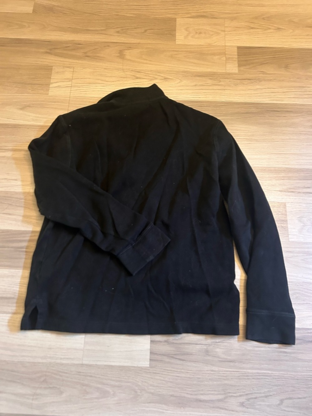 Ralph Lauren Black Women's Quarter-Zip Polo Top - Picture 3 of 3